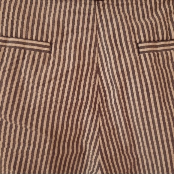 Banana Republic Black‎ White Seersucker Shorts Size 8 MARTIN FIT - Picture 3 of 4